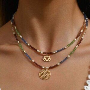 Boho necklace set N1317